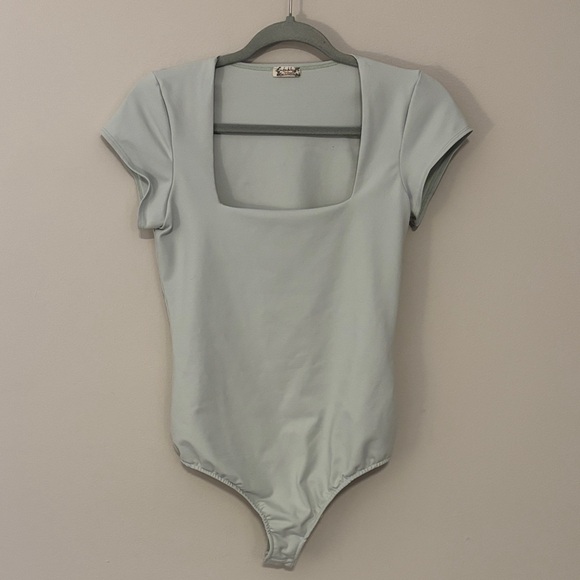 Free People intimately free square neck bodysuit size medium - Picture 2 of 5